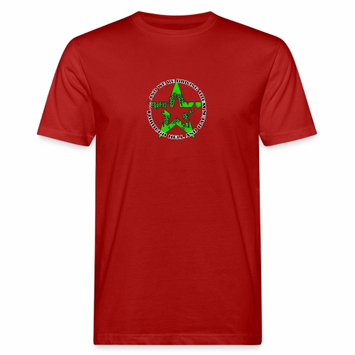 ra star slogan slime png - Männer Bio-T-Shirt