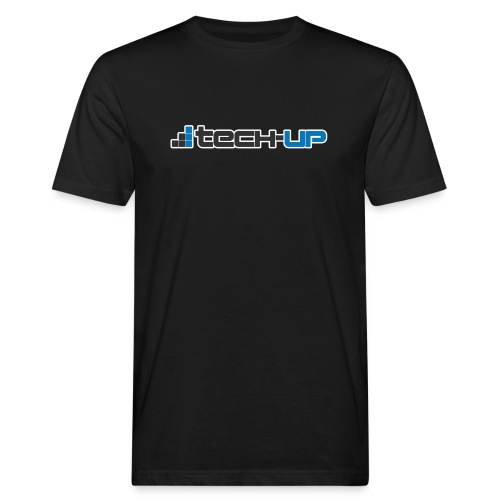 Tech-up Logo - Männer Bio-T-Shirt