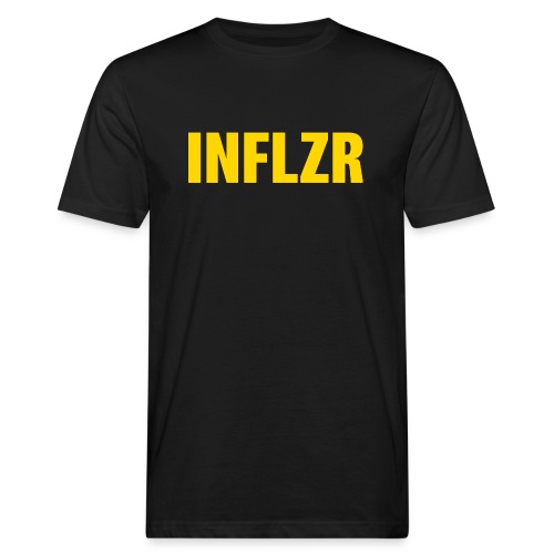 INFLZR yellow - Männer Bio-T-Shirt