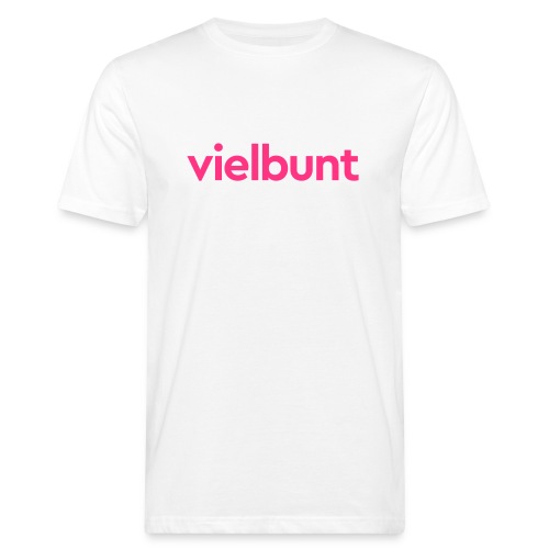 vielbunt Logo - Männer Bio-T-Shirt
