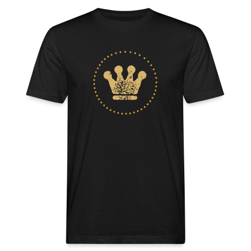 Wetterprophet Logo 2021 gold - Männer Bio-T-Shirt