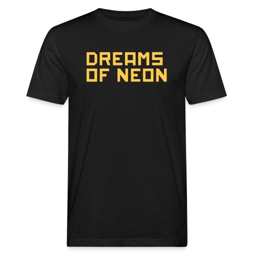 neon logo - Men's Organic T-Shirt