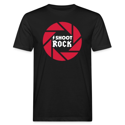 I shoot Rock (white) - Männer Bio-T-Shirt