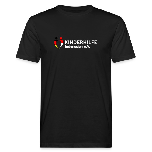 Kinderhilfe_300dpi_white - Männer Bio-T-Shirt