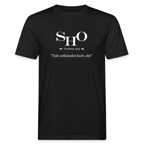 SHO - Tule sellaiseksi kuin olet - Miesten luonnonmukainen t-paita