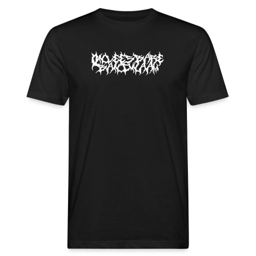 Onleesbare bandnaam - Mannen Bio-T-shirt