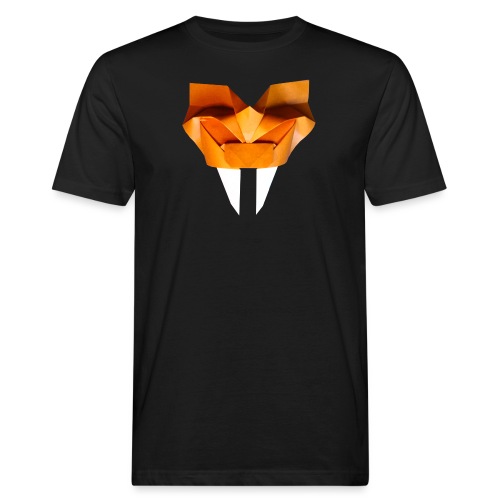 Origami Saber Toothed Tiger Mask - Origami Tiger - Men's Organic T-Shirt