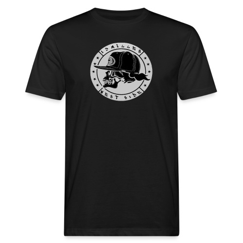 skull 13 milles noir et gris super design - T-shirt bio Homme
