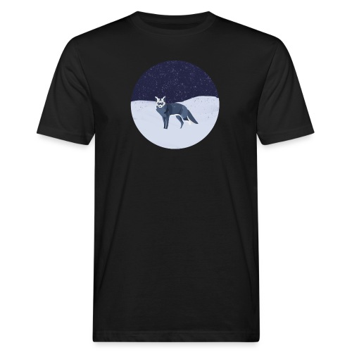 Blue fox - Miesten luonnonmukainen t-paita