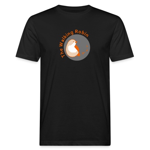 The Walking Robin logo - T-shirt ecologica da uomo