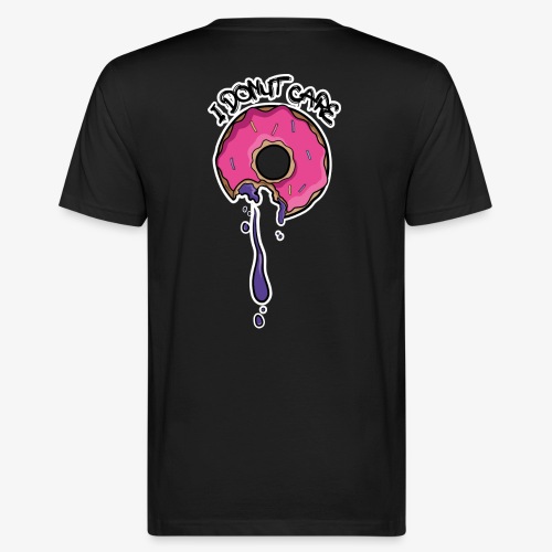 I Donut Care_Back Design - Männer Bio-T-Shirt