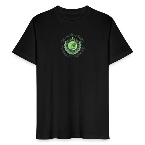 Motto: Durchhalten - Männer Bio-T-Shirt