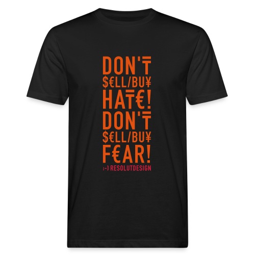2019_dont_sell_fear_big - Männer Bio-T-Shirt