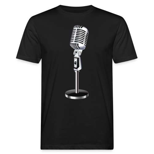 En Mikrofon T-Skjorte - Økologisk T-skjorte for menn