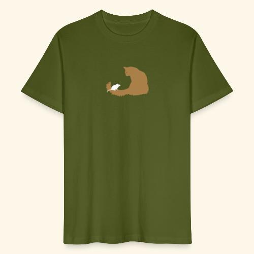 Katze und maus - Männer Bio-T-Shirt
