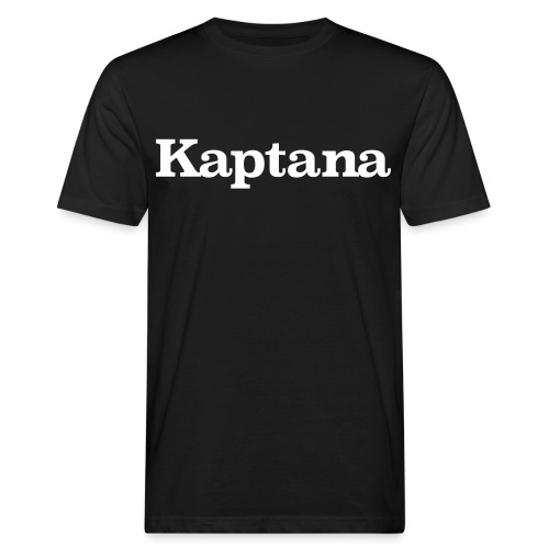 KAPTANA Logo groot - Mannen Bio-T-shirt
