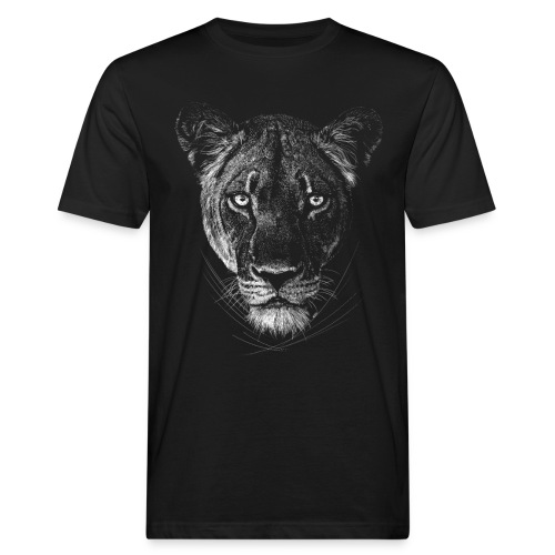 Löwin - Männer Bio-T-Shirt