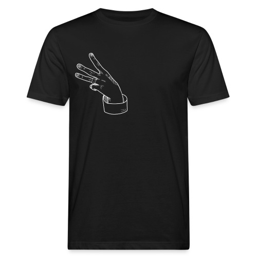 JH Hand EGO - White - Men's Organic T-Shirt