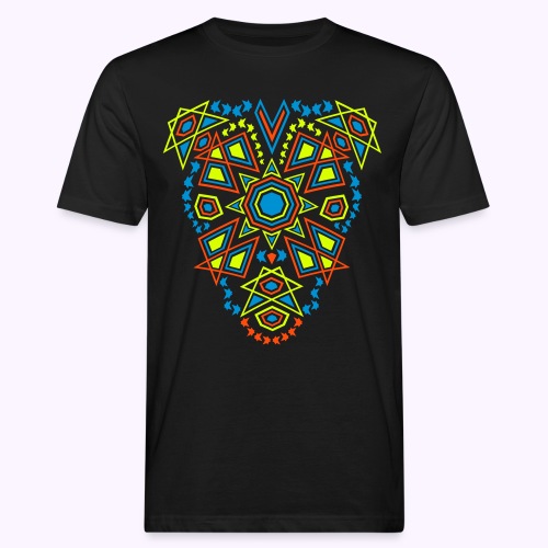 Tribal Sun Front - Miesten luonnonmukainen t-paita