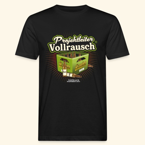 Projektleiter Vollrausch® - Männer Bio-T-Shirt