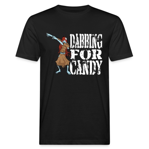 Funny Halloween Zombie Girl Dabbing For Candy. Trick or Treat Candy Lover Gift - Men's Organic T-Shirt
