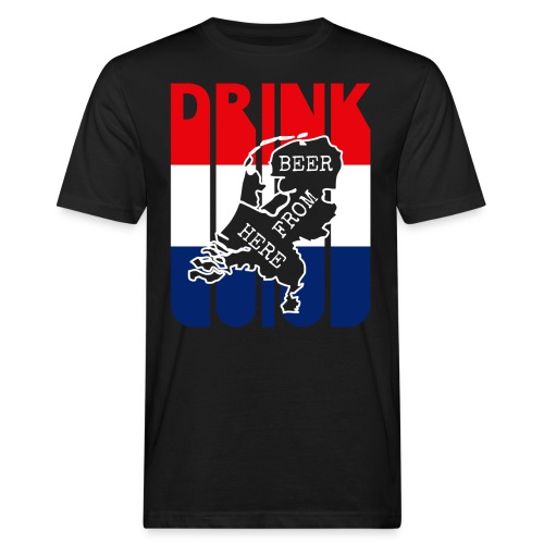 Drink Beer from HOLLAND.Vintage Drink Lover Gifts - Men's Organic T-Shirt