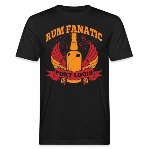 T-shirt Rum Fanatic - Port Louis, Mauritius - Ekologiczna koszulka męska