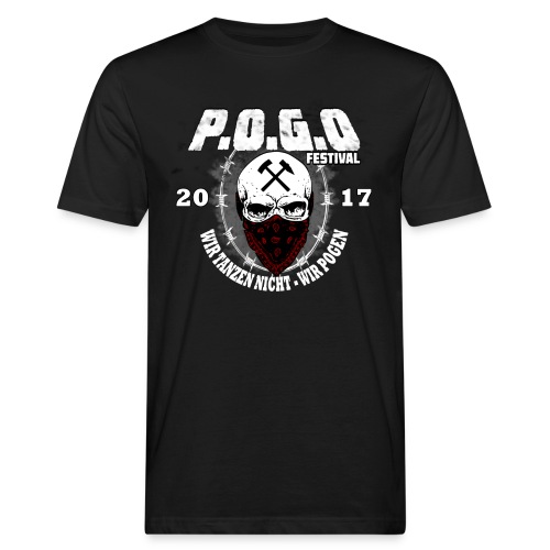 POGO FESTIVAL 2017 - Männer Bio-T-Shirt