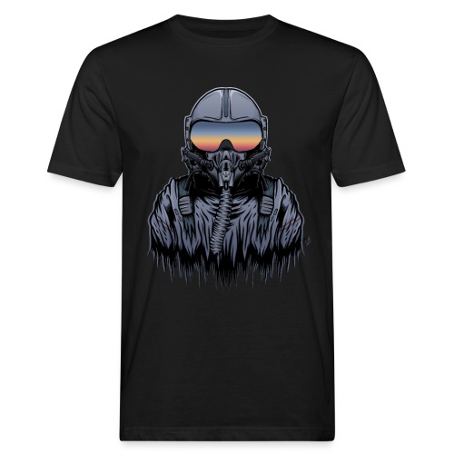 Kampfpilot - Männer Bio-T-Shirt
