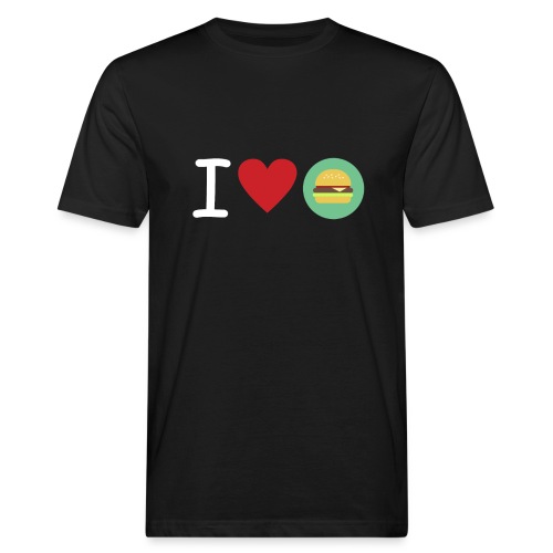 Amor de hamburguesa - Camiseta ecológica hombre
