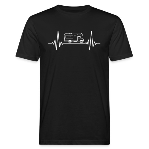 Herzschlag Frequenz Wohnmobil | Puls EKG Camper - Männer Bio-T-Shirt