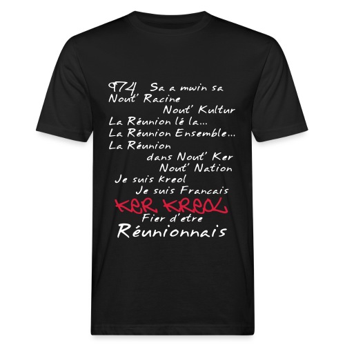 La Réunion Kosement kreol T Shirt Homme - T-shirt bio Homme