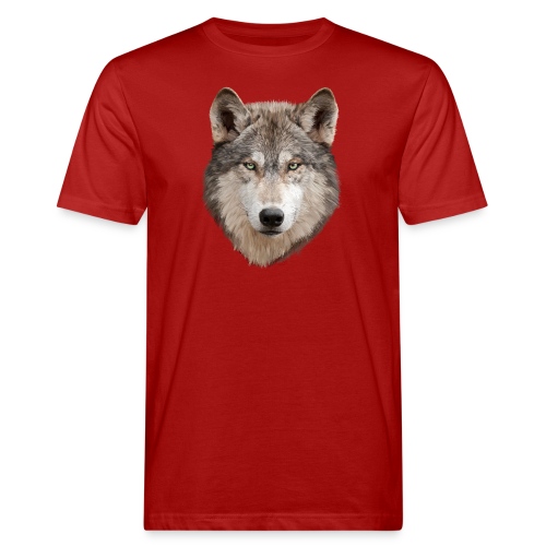 Wolf - Männer Bio-T-Shirt