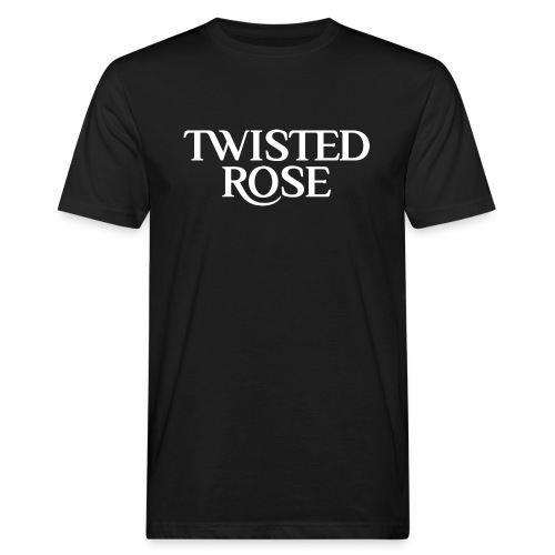 Twisted Rose Front and Back - Männer Bio-T-Shirt