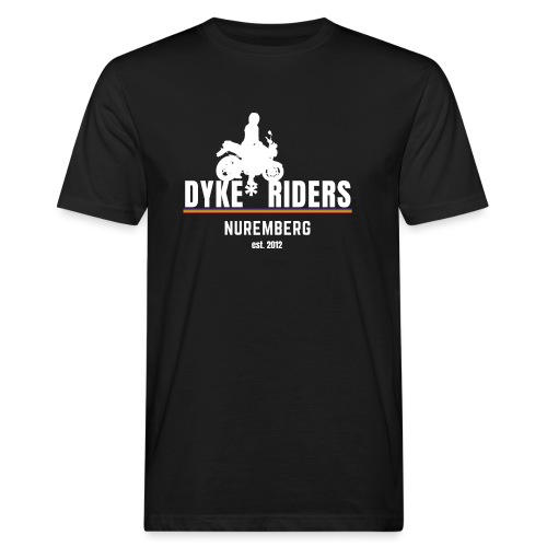 dyke riders nuernberg weiß - Männer Bio-T-Shirt