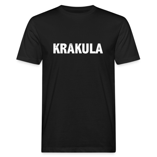 Krakula Schriftzug - Männer Bio-T-Shirt