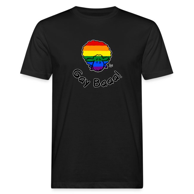 Homofil Baaa! Rainbow Pride Sheep (svart utgave)