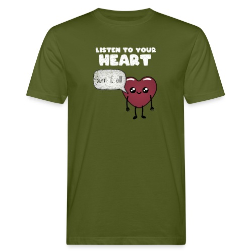 Listen to your heart - Men's Organic T-Shirt