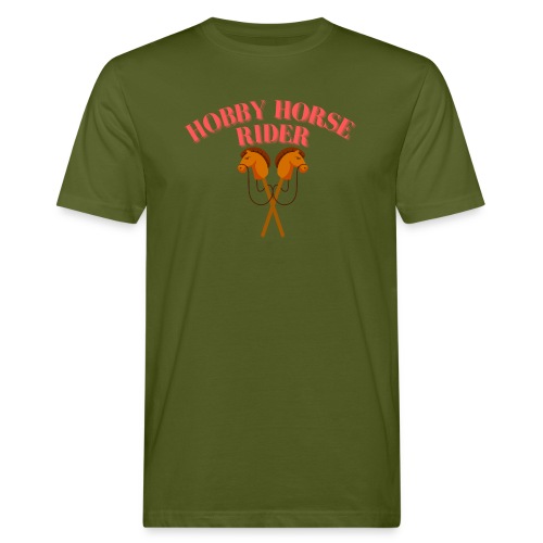 Hobby Horse Riding: Zeigen Sie Ihre Leidenschaft - Männer Bio-T-Shirt