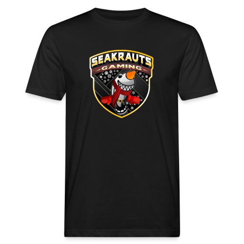 Seakrauts Winterlogo Karotte - Männer Bio-T-Shirt