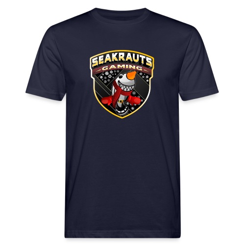 Seakrauts Winterlogo Karotte - Männer Bio-T-Shirt
