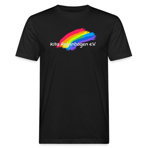 Kita Regenbogen - Männer Bio-T-Shirt
