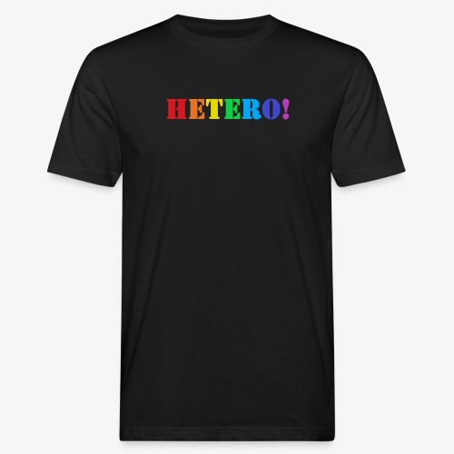 PrideHetero - Miesten luonnonmukainen t-paita