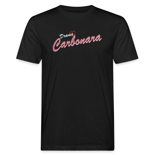 Drama Carbonara Logo - Ekologiczna koszulka męska