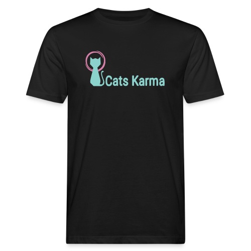 Cats Karma - Männer Bio-T-Shirt