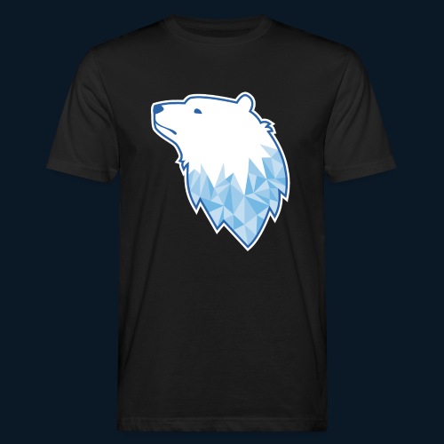 Eiszapfen Eisbär Kopf - Männer Bio-T-Shirt