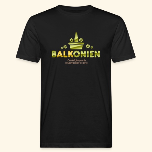Balkonien und Alk - Männer Bio-T-Shirt