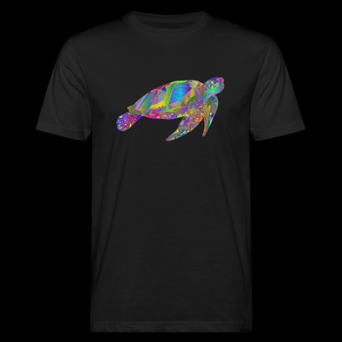 Turtle Space - Männer Bio-T-Shirt