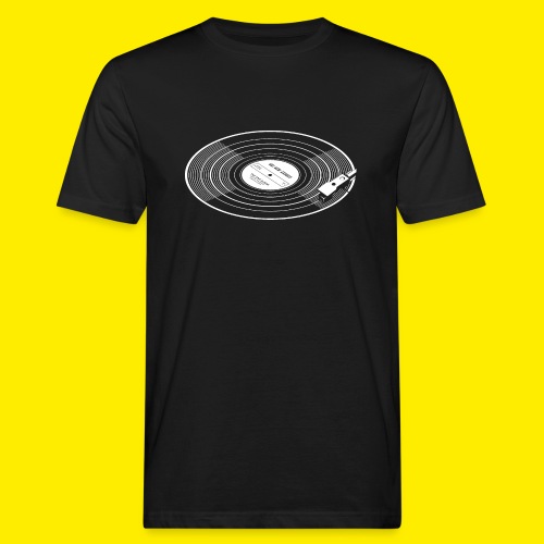 Vinyl record with stylus - Men's Organic T-Shirt
