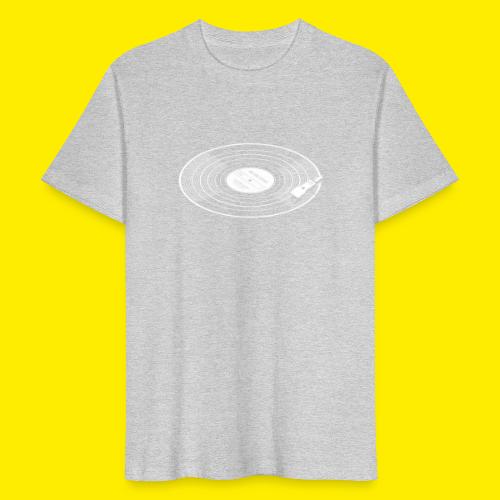 Vinyl record with stylus - Mannen Bio-T-shirt